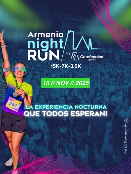 carrera nocturna armenia night run