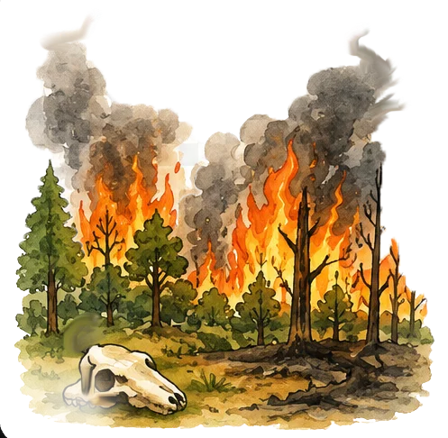 fuego bosque